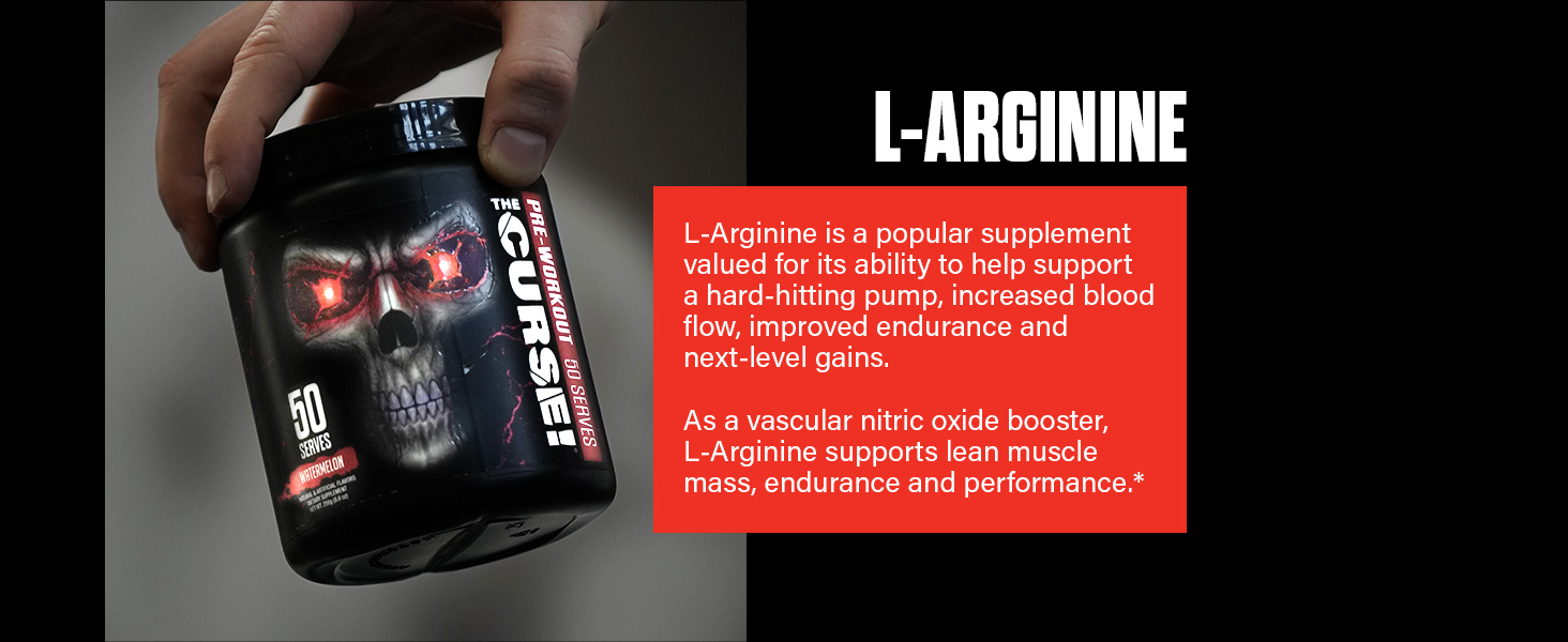 The Curse, JNX Sports, Pre-Workout, Creatine, Beta Alanine, L-Citrulline, L-Arginine, Supplement