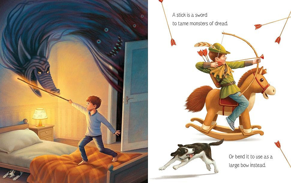 What to Do with a Stick Yolen, Jane, Domeniconi, Paolo 9781568463650