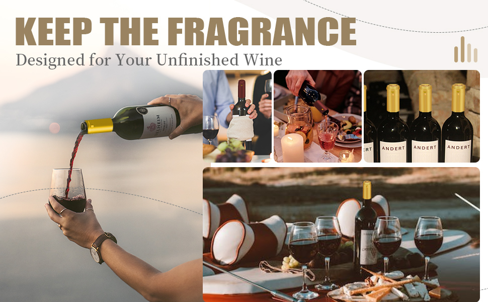 Wine Bottle Shrink Capsules & Corks Set Wine Shrink Capsules & Plastic Cork Stoppers