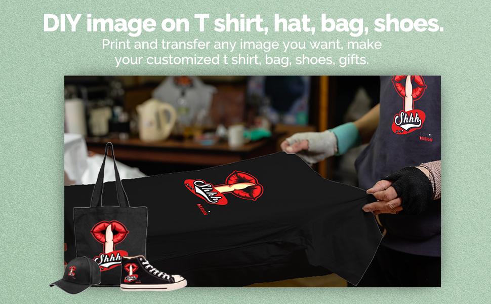 TransOurDream Heat Transfer Paper for Dark Fabric (10