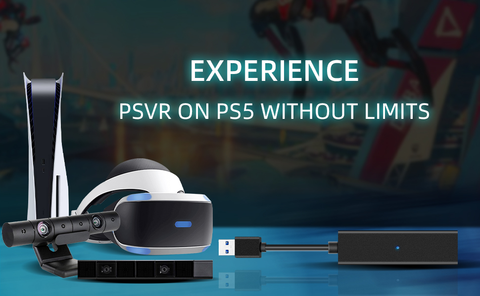 Mcbazel PSVR Camera Adapter for PlayStation 5 Console PlayStation 4