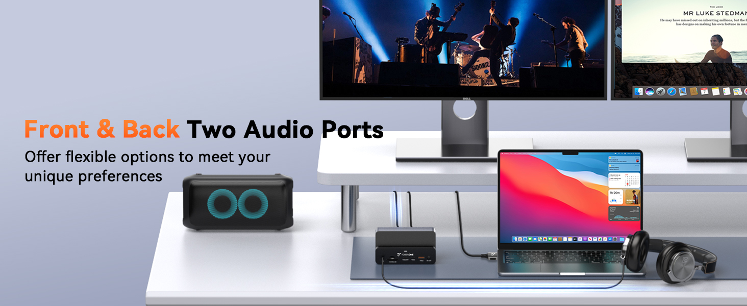 mac dual display docking station