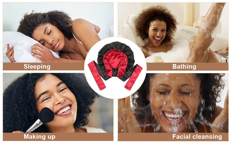 silk hair bonnet for sleeping