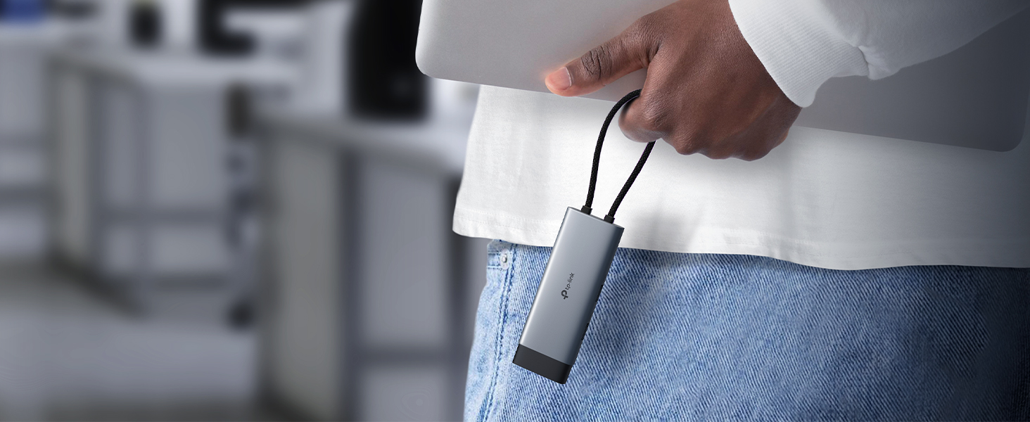 UH6120C - Hub USB Tipo-C 6 en 1