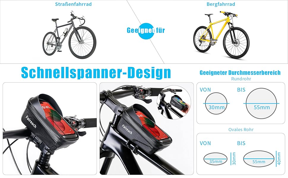 fahrradtasche rahmen
