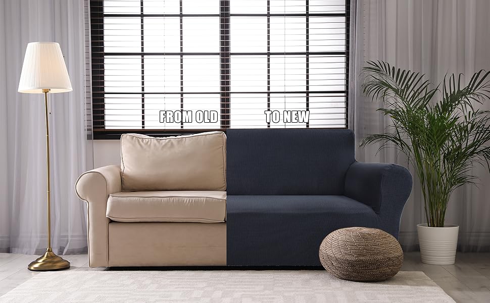 SUPERGANDA Sofa Cover Slipcover Couch Covers for 3 Cushion