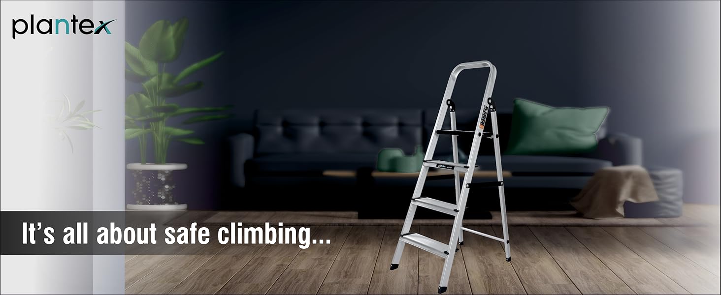 Bigfoot 4- step Aluminium Ladder 
