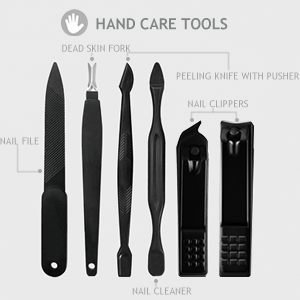 Nail Clippers Set for hand care: Smaller Nail Clipper, Diagonal Nail Clipper,dead skin fork etc