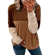 KISSMODA Women's Casual Long Sleeve Sweatshirt
