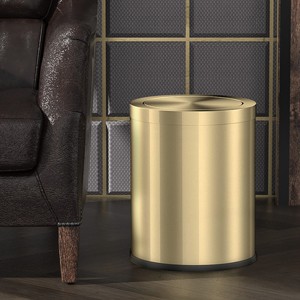 garbage can with lid