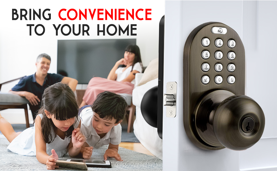 convenience home family security lever installation digital levers interior key exterior knob