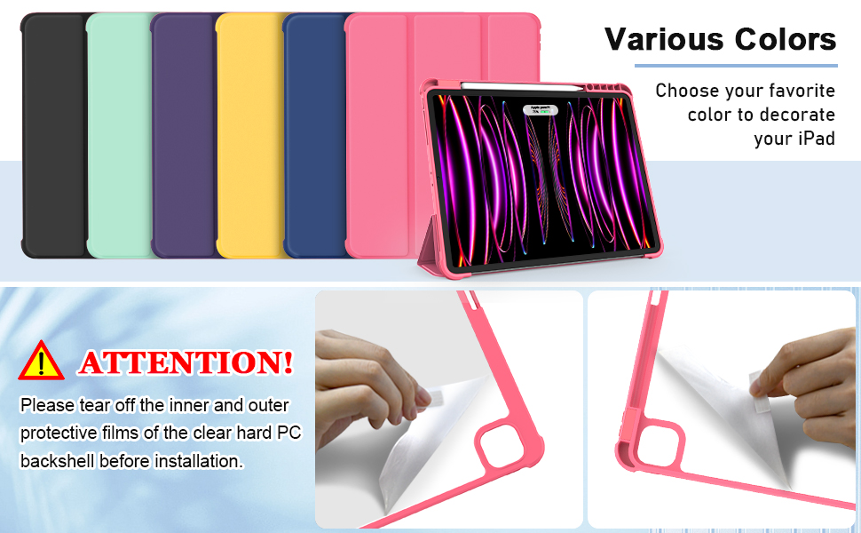 OKP for New iPad Pro 12.9 Case 6th/5th/4th/3rd Generation