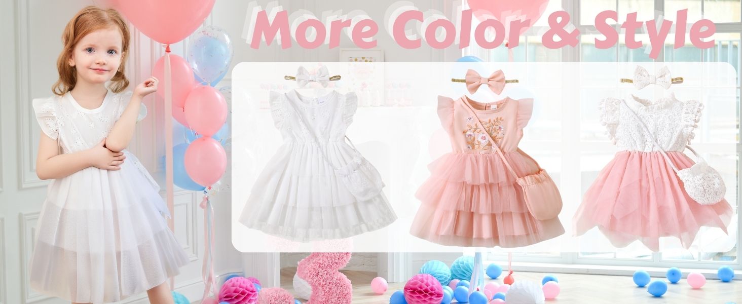 white toddler dress