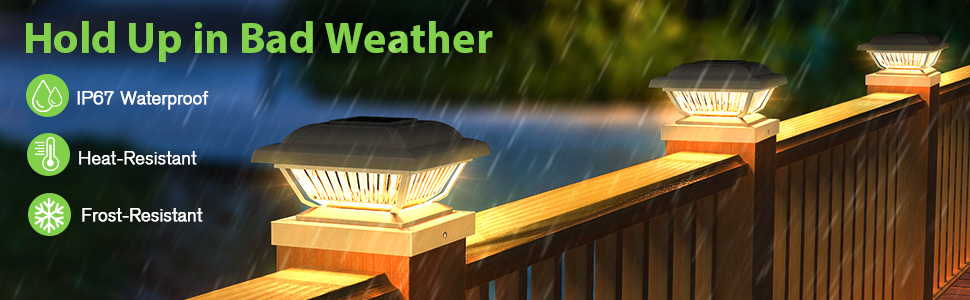 solar fence lights