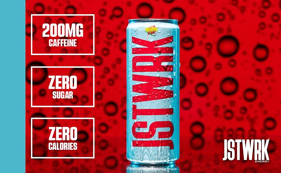Amazon.com : JST WRK Energy Drink - 12-Pack, Sugar-Free, Zero Calories - Do 0 Calorie Energy Drinks Break A Fast