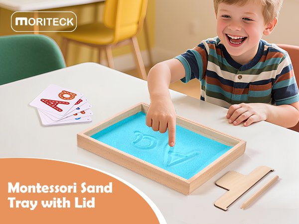 Amazon.com: MORITECK Montessori Sand Tray for Kids,Writing