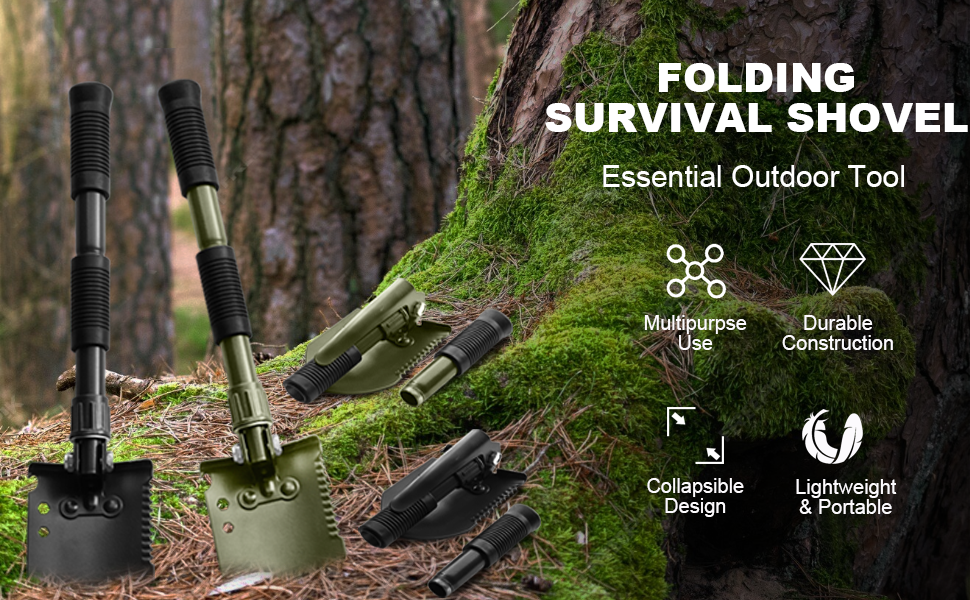FoldingCampingShovel