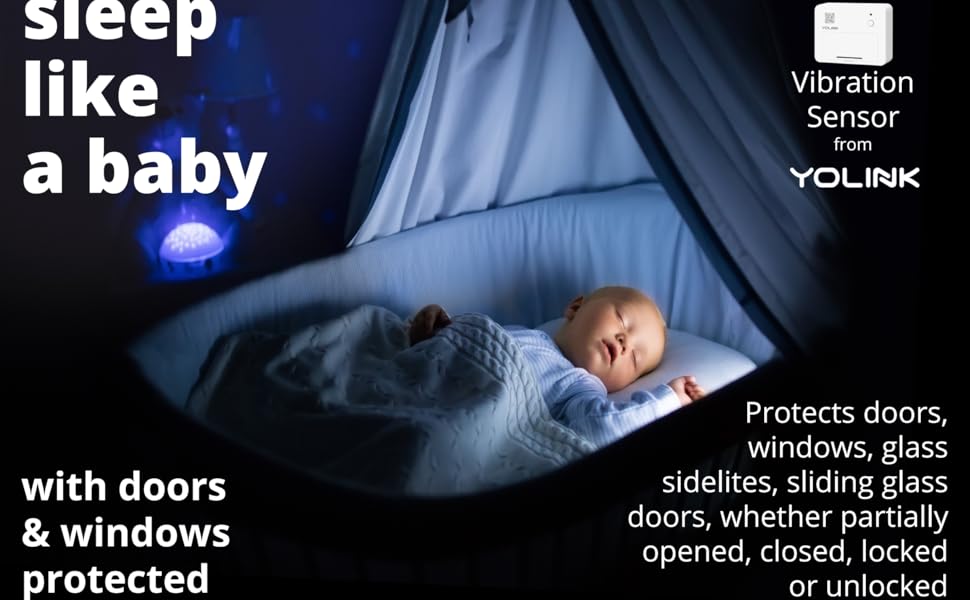 YoLink Smart Vibration & Shock Sensor, Generator, Pump