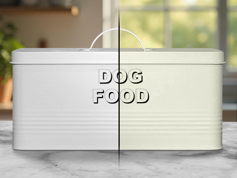 10 lb Metal Pet Food Storage Container