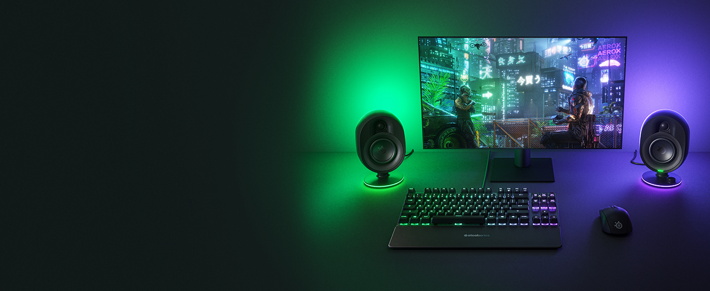 Iluminación reactiva RGB