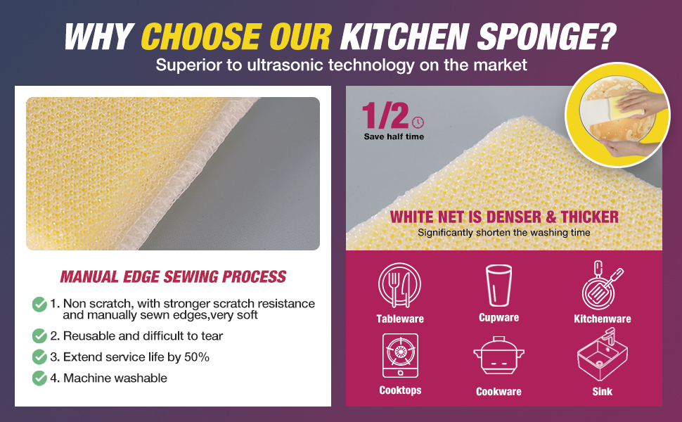 why choose our kitchen sponge