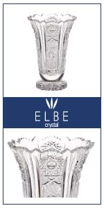 ELBE Crystal エルベクリスタル マドライン 花瓶 クリア ELBE Crystal エルベクリスタル マドライン 花瓶 クリア - メルカリ