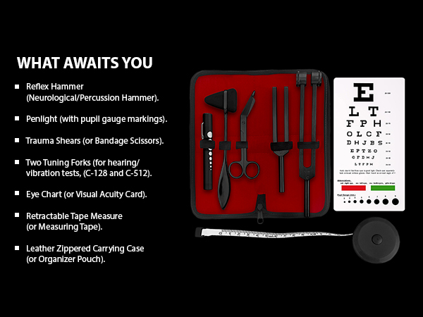 Amazon.com: ASA TECHMED Premium 7 Piece Tactical Black