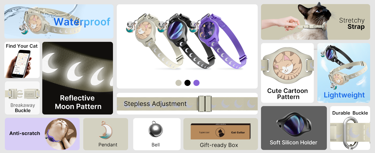 cat collar airtag holder