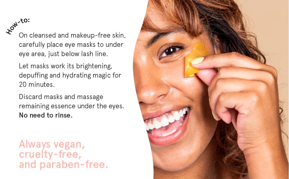 augenpads gegen augenringe