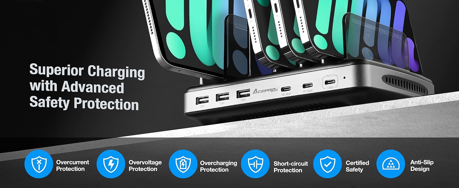 UL certified and enhanced safety protection for a peace of mind