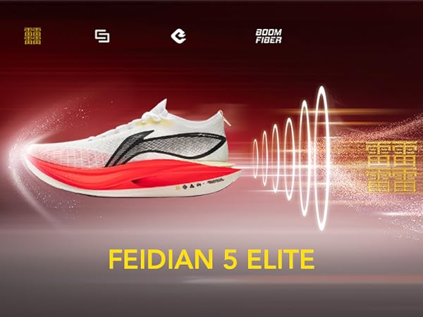 Amazon.com | LI-NING FEIDIAN 5 Elite Men Running Shoes Boom Fiber