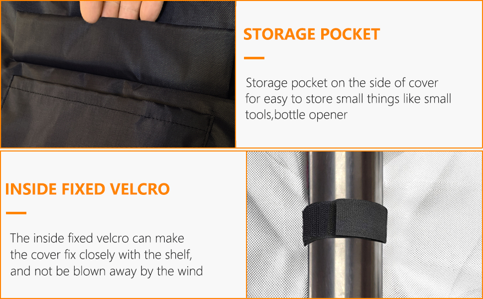 Dalema Waterproof Shelf Cover,Heavy Duty Dustproof Storage