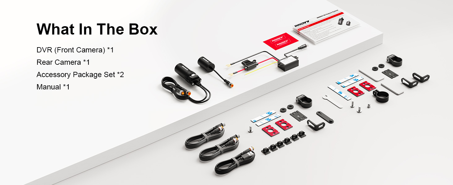 INNOVV K6 Motorcycle Dash Cam