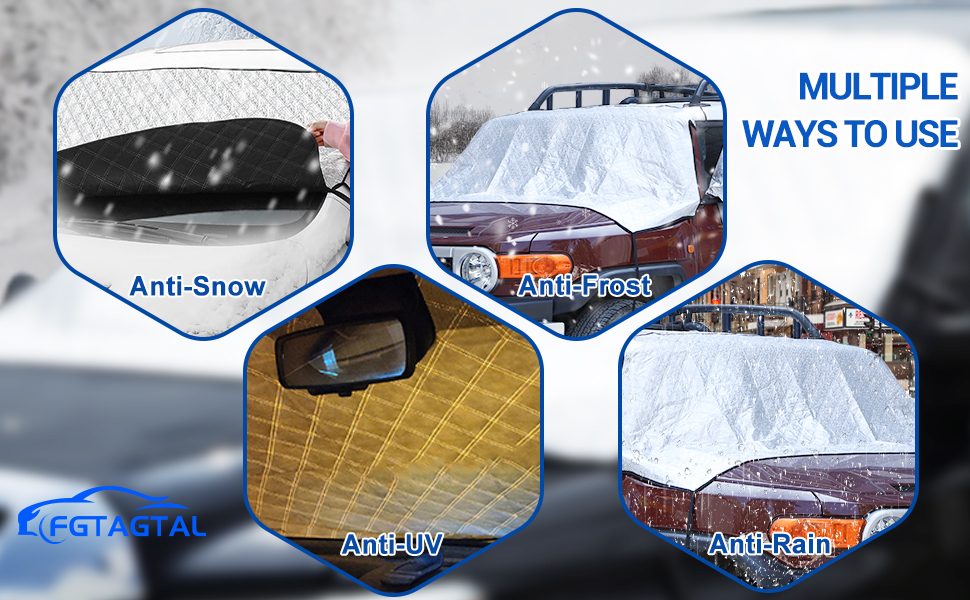 Windshield Snow Cover Fit for Toyota FJ Cruiser 20072021