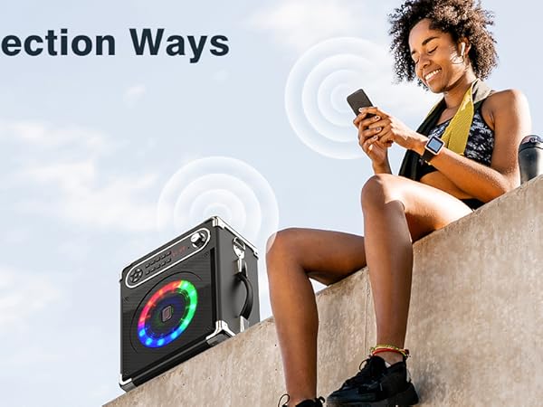 kareokee machine with bluetooth and wireless microphone for adults