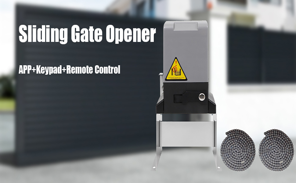 Automatic Sliding Gate Opener APP Control 4000LBS with 4