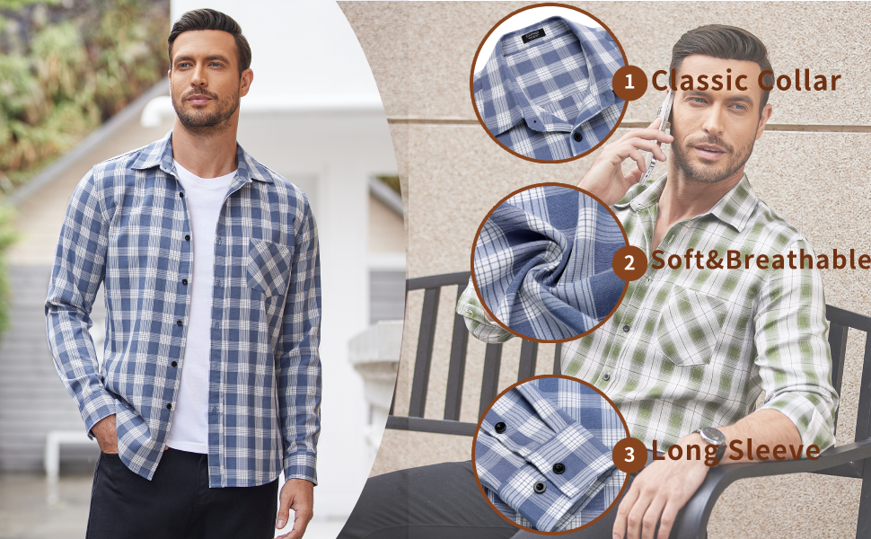 Mens Button Down Shirts