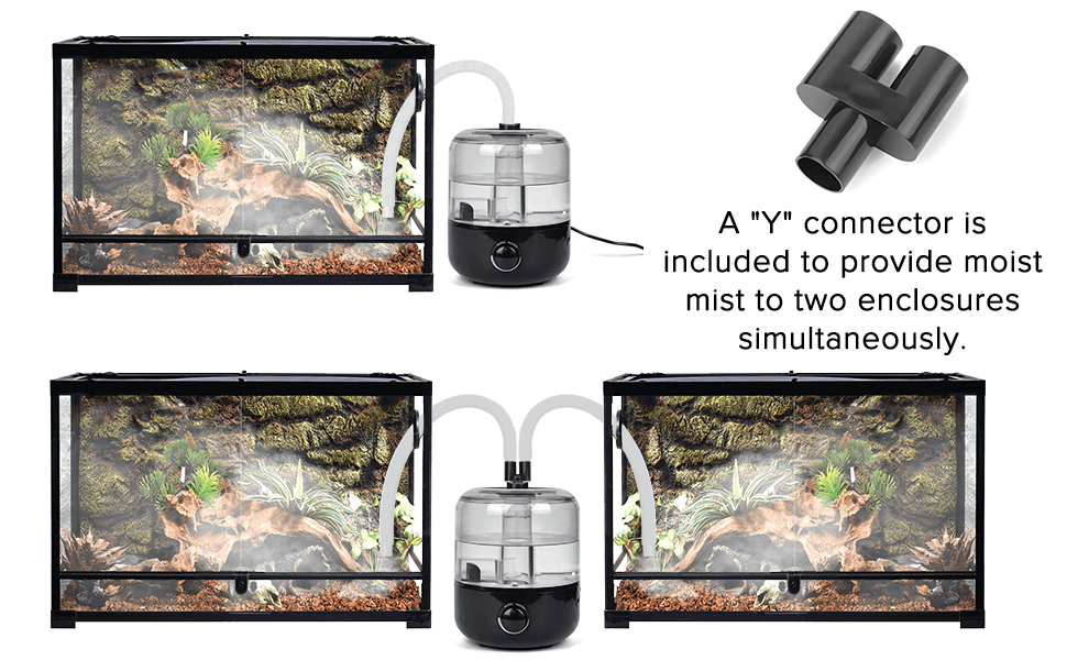 Reptile Humidifiers Foggers for Terrariums with 2.5L