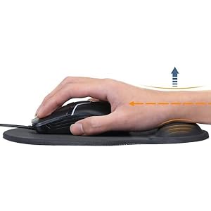 Mouse Pad with Wrist Support, Ergonomic Mouse Pad, Mouse Pad Wrist Support