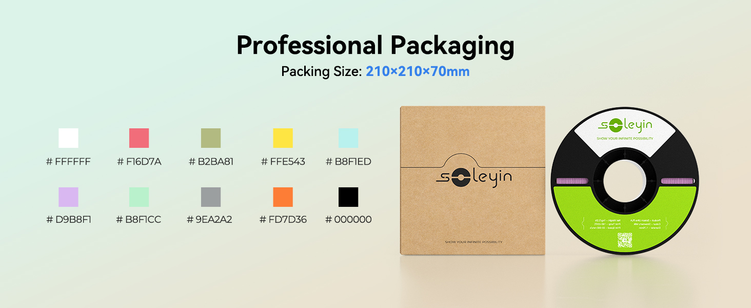 3D Printer Filament Professional Packaging