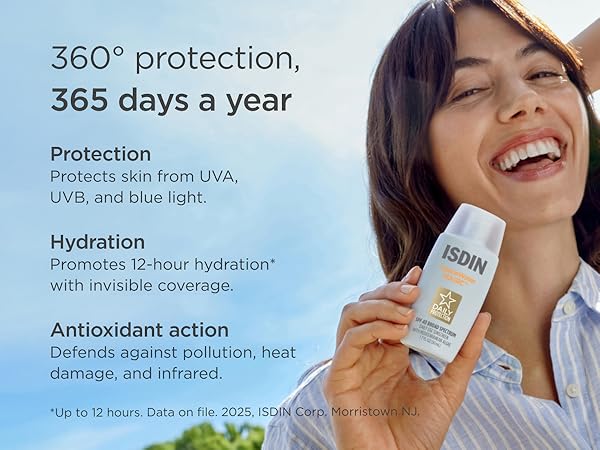 isdin fusion water magic skincare sunscreen