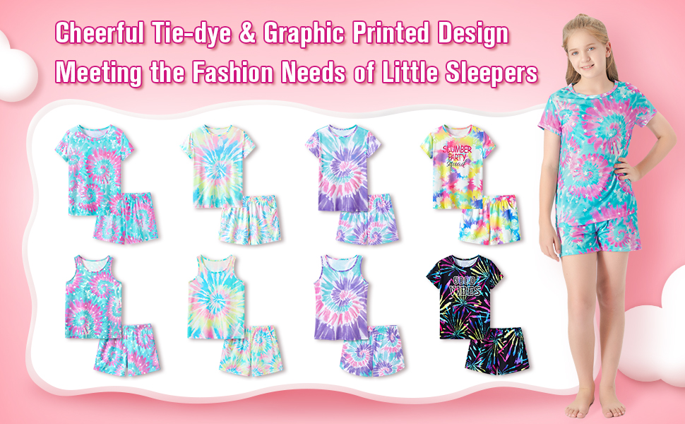 girls tank shorts pajamas para niñas loungewear nightwear junior night sleepover teen tween preteen