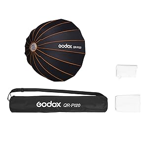 Amazon | Godox ソフトボックス QR-P120 Φ120cm ライトボックス