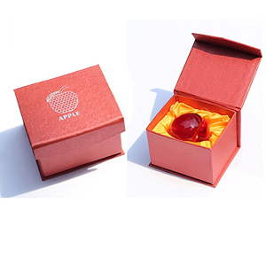 Amazon.co.jp: りんご 置物 リンゴ型 アップル 水晶 風水