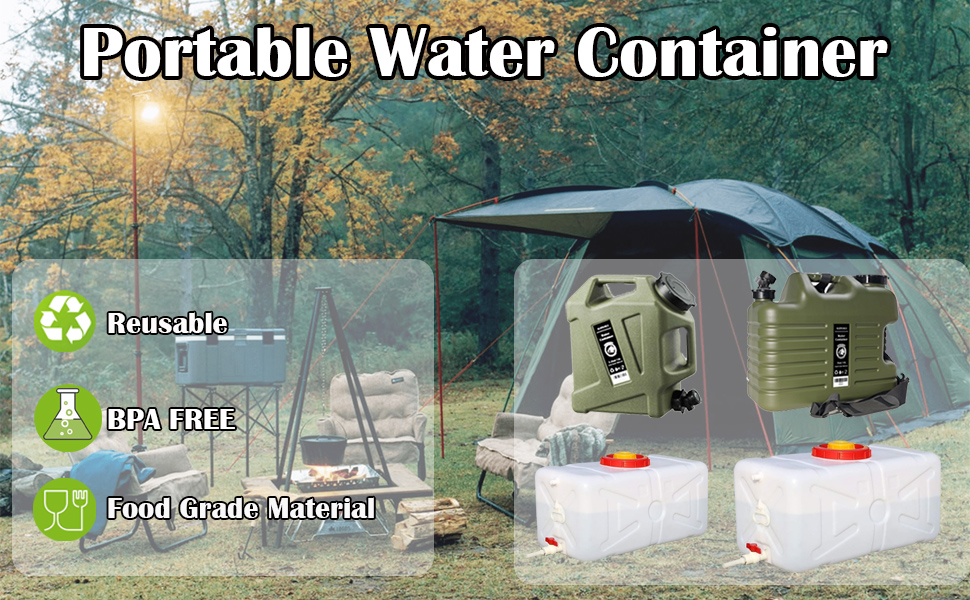 5 gallon camping water jug 20 25 gallon water storage containers 