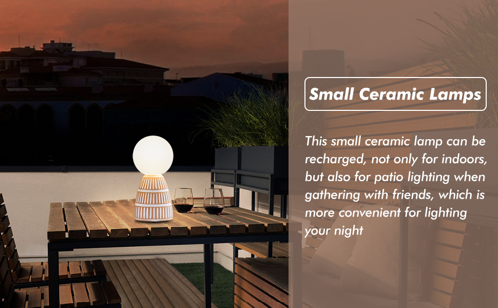 ceramic nightstand lamp