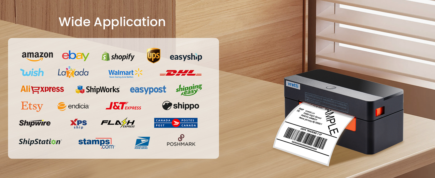 wifi thermal label printer