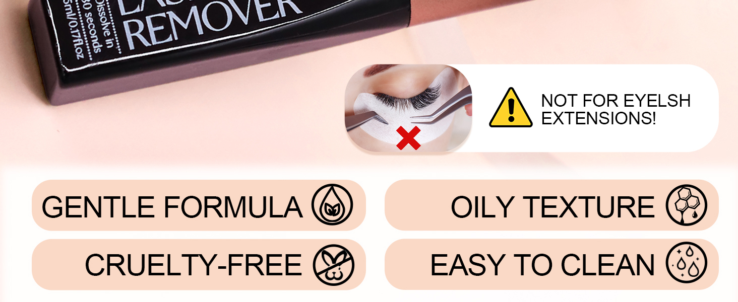 CLUSTER EYEASH REMOVER