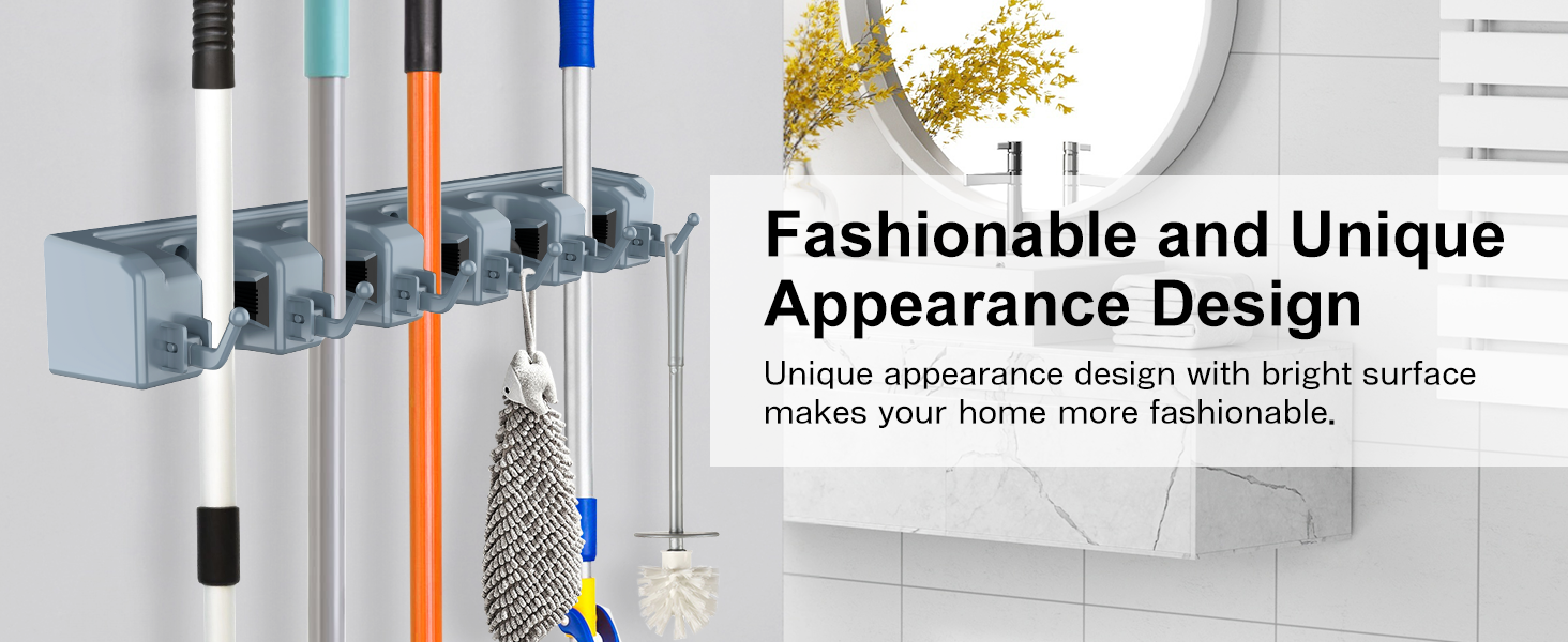 Broom Holder Wall Mount