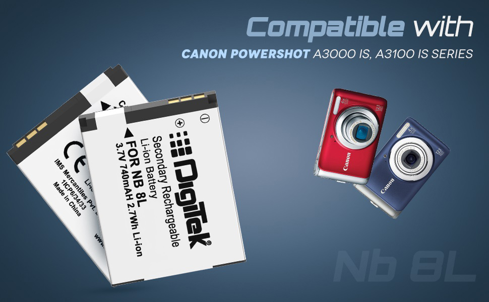 ​​​​​​rechargeable battery; digitek battery; canon DSLR camera battery; battery for DSLR camera